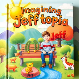 A whimsical book cover depicting the fanciful realm of Jefftopia