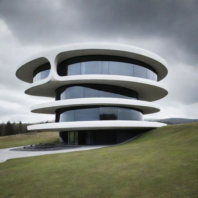 The most terrifying futuristic house, embodying horror elements with advanced technology