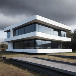 The most terrifying futuristic house, embodying horror elements with advanced technology