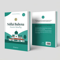 A modern and minimalist book cover design for 'Nilai Budaya Pesantren Tebuireng'