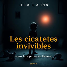 A poignant book cover for 'Les cicatrices invisibles, quand les parents blessent'