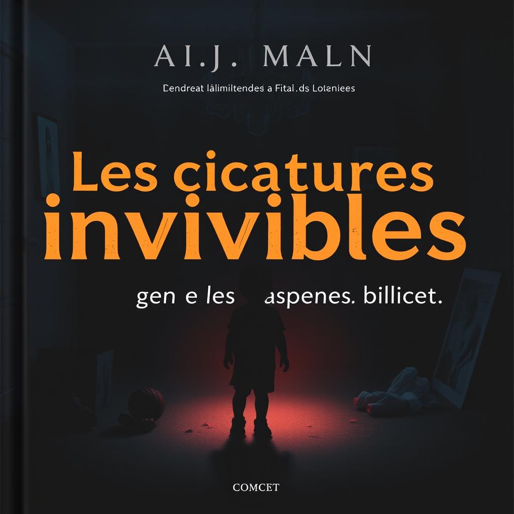 A poignant book cover for 'Les cicatrices invisibles, quand les parents blessent'