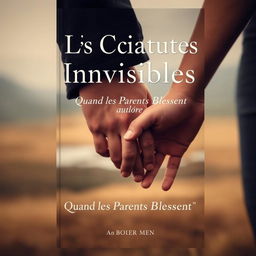 A poignant book cover design for 'Les Cicatrices Invisibles: Quand les Parents Blessent'