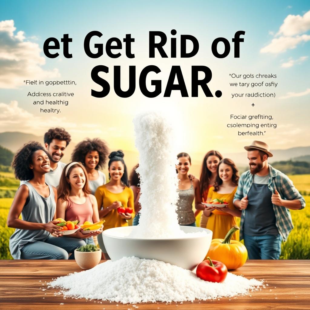 An inspiring image capturing the theme of getting rid of sugar addiction