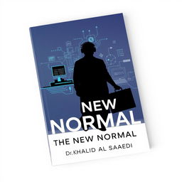 A sleek, minimalist book cover for a non-fiction title called 'The New Normal: Reshaping Your Career in a Digital World'