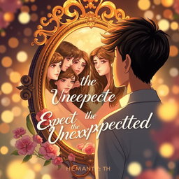 An enchanting illustration representing 'Expect the Unexpected' by Hemanth, a love story with layered narration