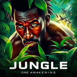 A stunning sci-fi movie poster titled 'Jungle Part One: Awakening'