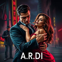 A striking dark romance book cover that illustrates a wealthy, dominant man forcefully holding a defenseless woman by the neck, set against a moody nighttime city backdrop