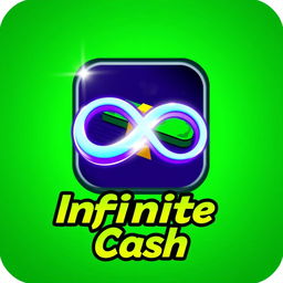 A sleek and modern gamepass icon representing 'Infinite Cash'