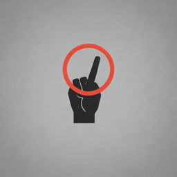 A striking graphical representation of the 'Okay' symbol, with a hand making a circle by connecting the tip of the thumb and index finger.