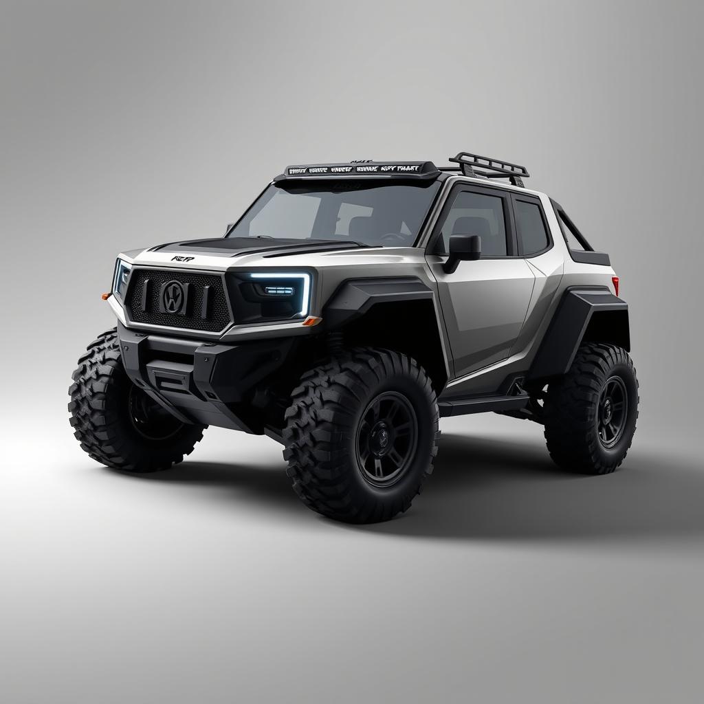 A unique and innovative off-road vehicle design that stands out from all existing car brands