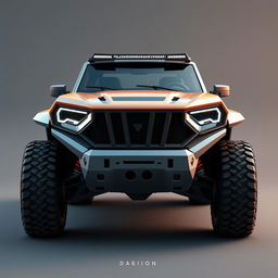 A unique and innovative off-road vehicle design that stands out from all existing car brands