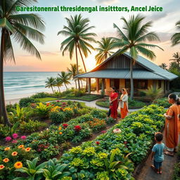 An informative visual representation of coastal residential garden installation based on the advanced Akkapalya model in Bangladesh