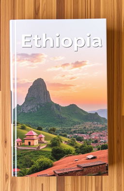 A beautifully scenic travel guide to Ethiopia, featuring stunning landscapes such as the Simien Mountains, the Great Rift Valley, and diverse wildlife