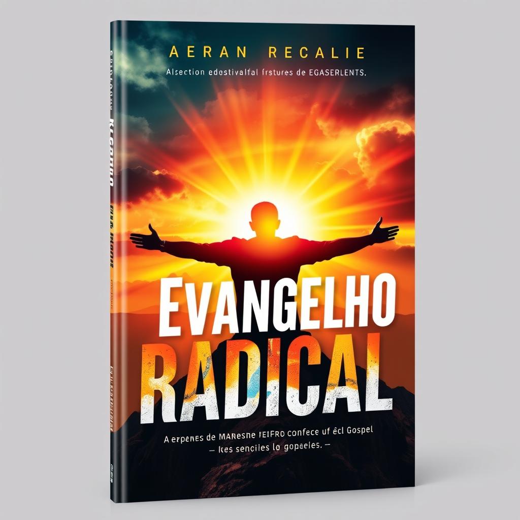 A captivating book cover design centered around the theme of 'Radical Gospel'