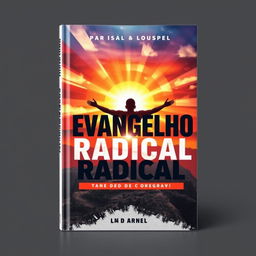 A captivating book cover design centered around the theme of 'Radical Gospel'