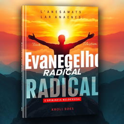 A captivating book cover design centered around the theme of 'Radical Gospel'