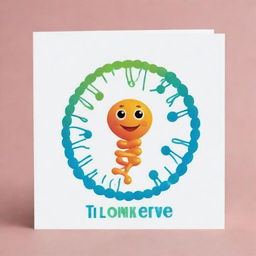 Design a quirky, cartoon-style 'Telomere' card, an 'upcell' type. Depict Telomeres as playful DNA-sequence structures at the ends of a smiling cell's chromosomes. The cell should exude a protective glow indicating enhanced lifespan and resistance.