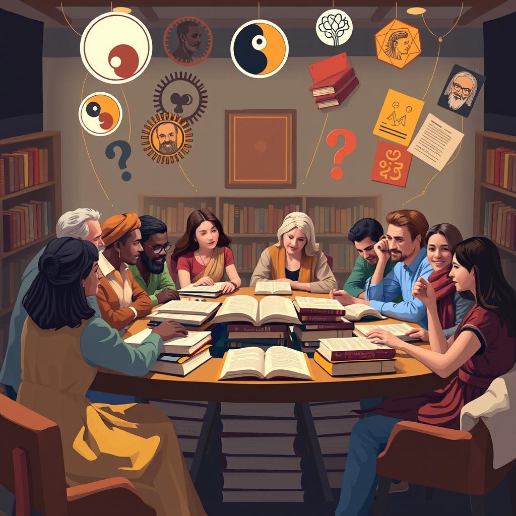 A visually engaging representation illustrating the importance of Humanities and Philosophy