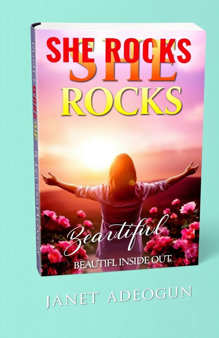 A stunning book cover featuring a vibrant image with a soft, glowing sunrise in the background