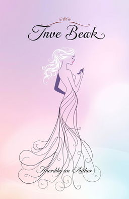 A stunning book cover design featuring an elegant silhouette of a lady formed by intricate fancy lines