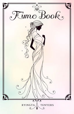 A stunning book cover design featuring an elegant silhouette of a lady formed by intricate fancy lines