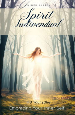 A captivating book cover design for a title called 'Spirit Individual'