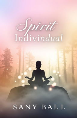 A captivating book cover design for a novel titled 'Spirit Individual'