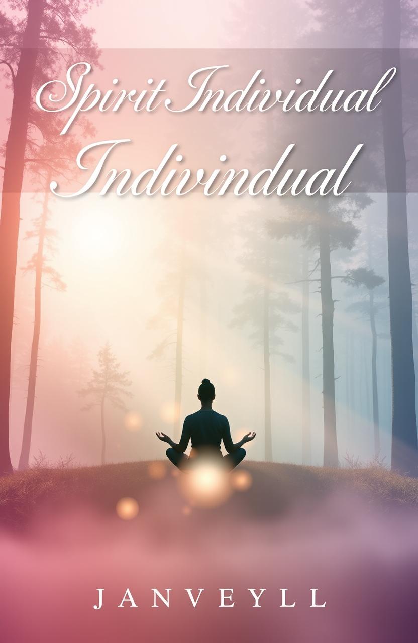 A captivating book cover design for a novel titled 'Spirit Individual'