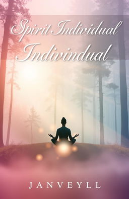 A captivating book cover design for a novel titled 'Spirit Individual'