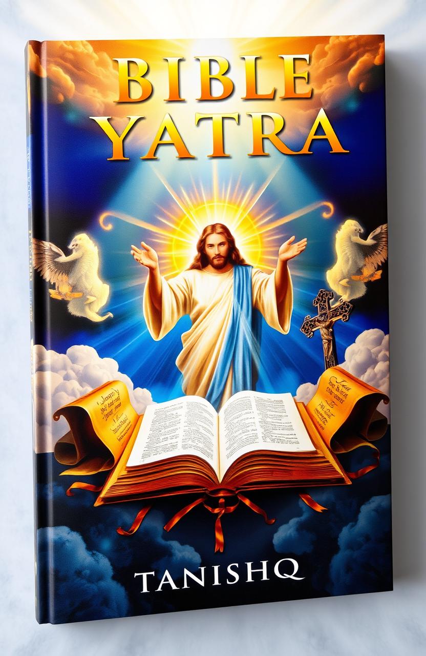 A stunning book cover featuring a radiant image of Jesus Christ at the center, surrounded by a warm, divine light