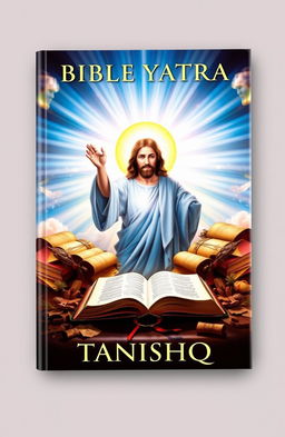 A stunning book cover featuring a radiant image of Jesus Christ at the center, surrounded by a warm, divine light