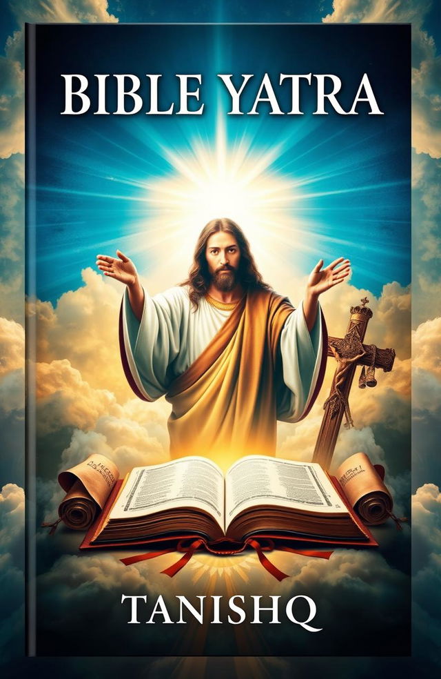 A stunning book cover featuring a radiant image of Jesus Christ at the center, surrounded by a warm, divine light