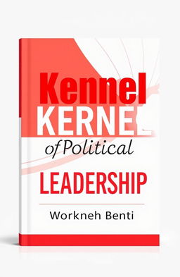 A stunning book cover design for 'Kernel of Political Leadership' by Workneh Benti