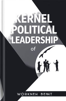 A striking and elegant book cover design for 'Kernel of Political Leadership' by Workneh Benti