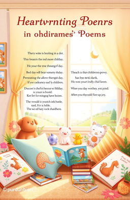 A heartwarming collection of children's poems, designed for adults to read to kids, filled with nostalgia and warmth