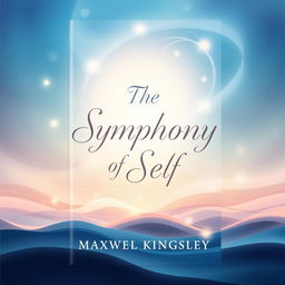 A book cover design for 'The Symphony of Self' by Maxwel Kingsley, featuring an abstract and harmonious representation of the subconscious mind