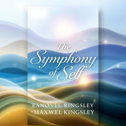 A book cover design for 'The Symphony of Self' by Maxwel Kingsley, featuring an abstract and harmonious representation of the subconscious mind