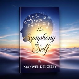 A captivating book cover design for 'The Symphony of Self' by Maxwel Kingsley