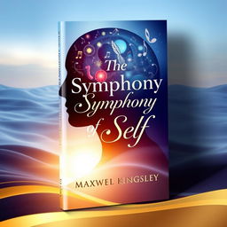 A captivating book cover design for 'The Symphony of Self' by Maxwel Kingsley