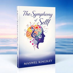 A striking book cover design for 'The Symphony of Self' by Maxwel Kingsley