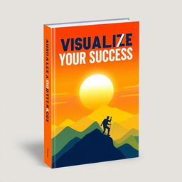 A motivational book cover featuring the title 'Visualize Your Success' boldly placed at the top