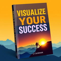 A motivational book cover featuring the title 'Visualize Your Success' boldly placed at the top