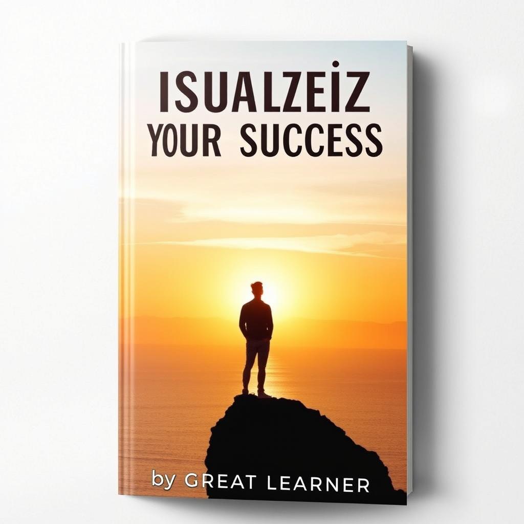 An engaging book cover for 'Visualize Your Success' with the title prominently displayed in a bold, inspirational font at the top