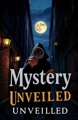 A thrilling mystery novel cover illustration