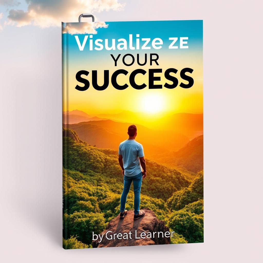 A striking book cover for 'Visualize Your Success' featuring the title prominently displayed in a bold, inspirational typeface at the top