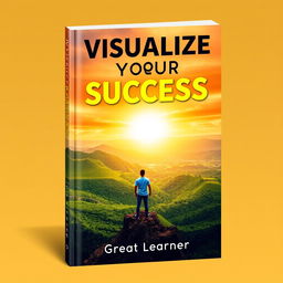 A striking book cover for 'Visualize Your Success' featuring the title prominently displayed in a bold, inspirational typeface at the top