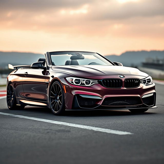 A stunning modified BMW Series 4 Convertible that has been transformed into a high-performance supercar