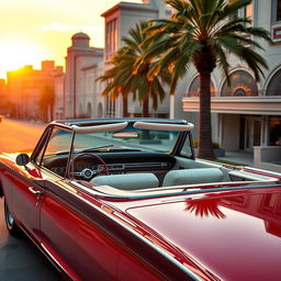 A beautifully detailed 1963 Ford Thunderbird, showcased in a stylish urban setting