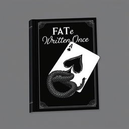 A captivating book cover featuring a striking design that merges elements of fate and chance